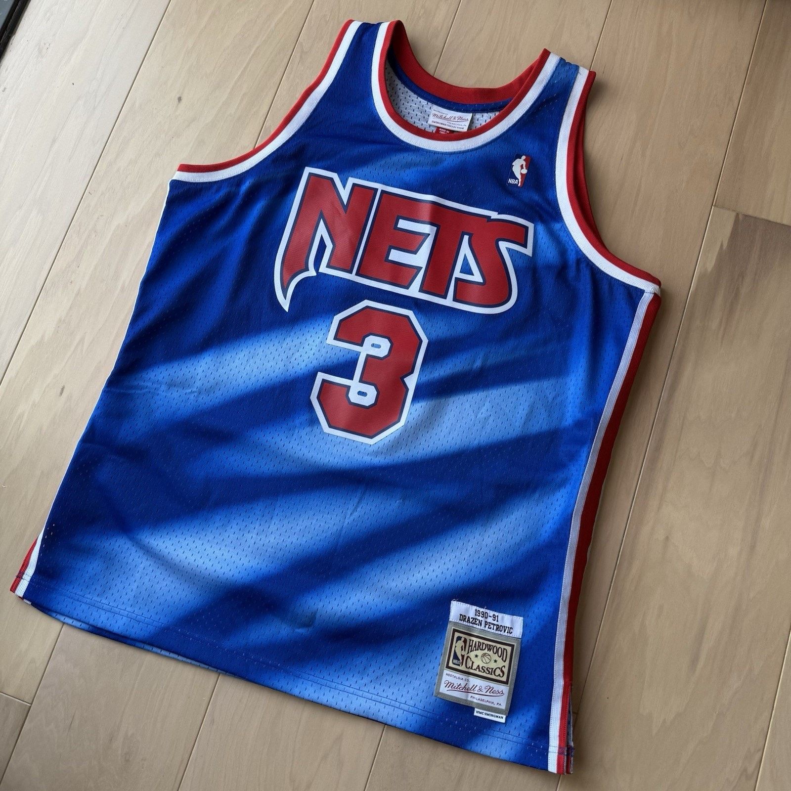 Mitchell & Ness Drazen Petrovic New Jersey Nets Jersey Blue Mitchell & Ness Size US XL / EU 56 / 4 - 8 Thumbnail