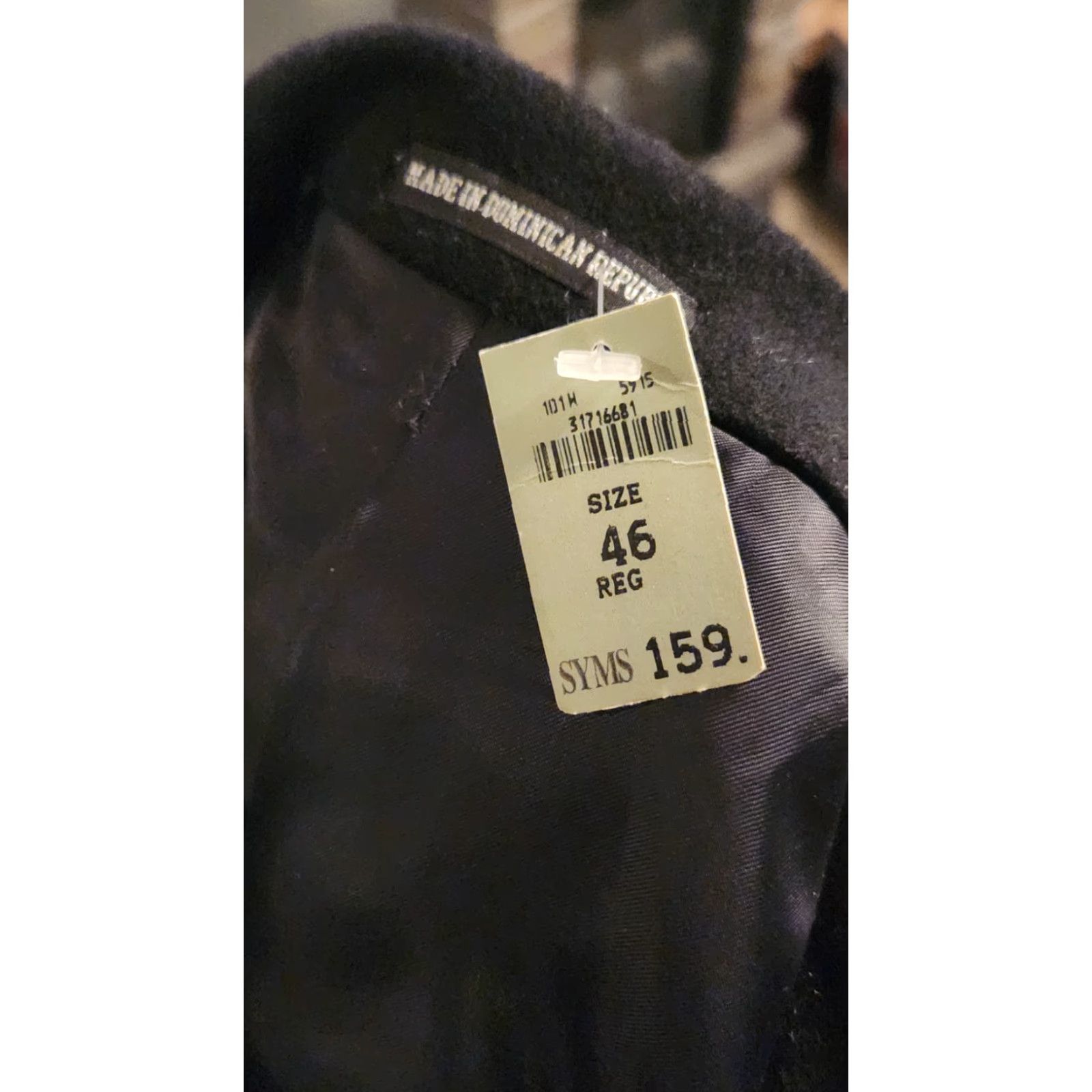 Ralph Lauren VINTAGE? Overcoat Ralph Lauren Wool Blend Black 46R Single-Breasted Men's Coat Classic Wool Blend Pockets Shoulder Pads Lined Fall Winter 46R Size US S / EU 44-46 / 1 - 2 Thumbnail