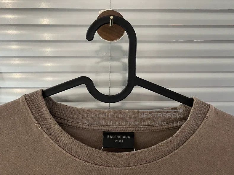 Balenciaga Balenciaga Destroyed Letter Logo Short Sleeve Size US XS / EU 42 / 0 - 4 Thumbnail