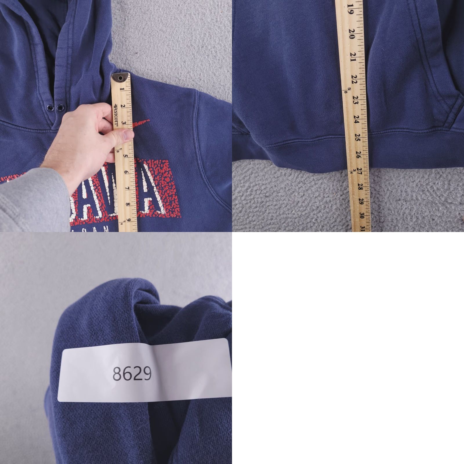 Nike Nike Hoodie Mens S Misawa Japan Blue Pullover Sweatshirt Size US S / EU 44-46 / 1 - 8 Thumbnail