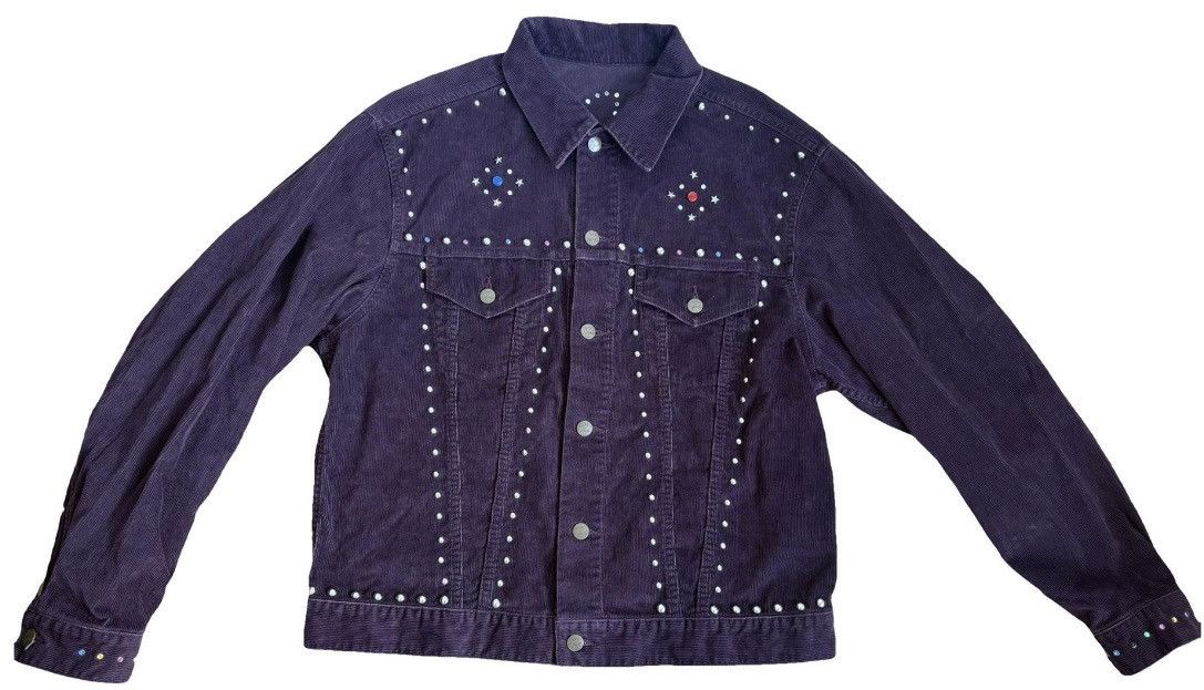 Needles NEEDLES 14W CORDUROY STUDDED JEAN JACKET - BLACK ( Size US L / EU 52-54 / 3 - 1 Thumbnail