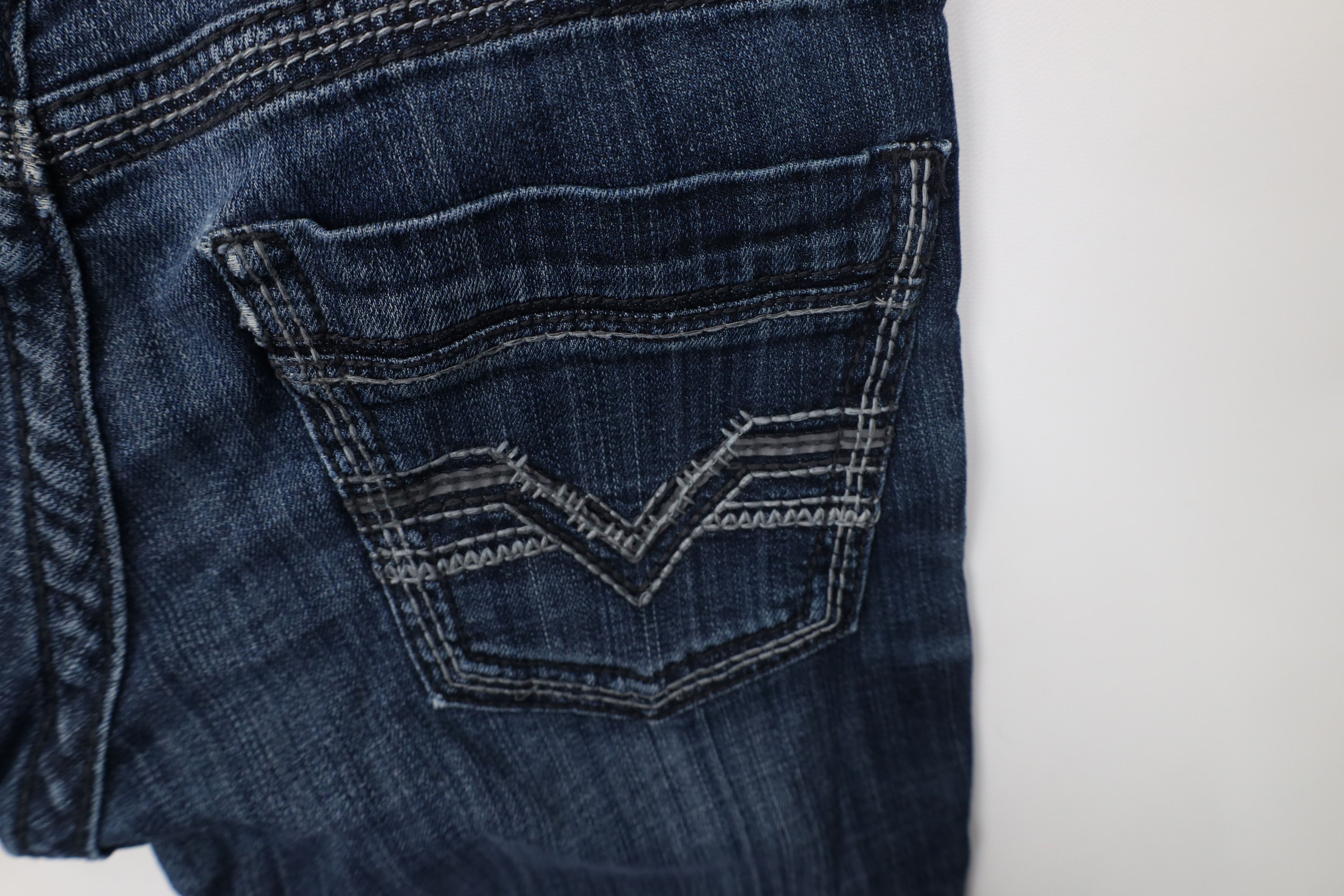 Vintage Buckle BKE Stitch Aiden Bootcut Denim Jeans Blue Stretch Size US 28 / EU 44 - 14 Thumbnail