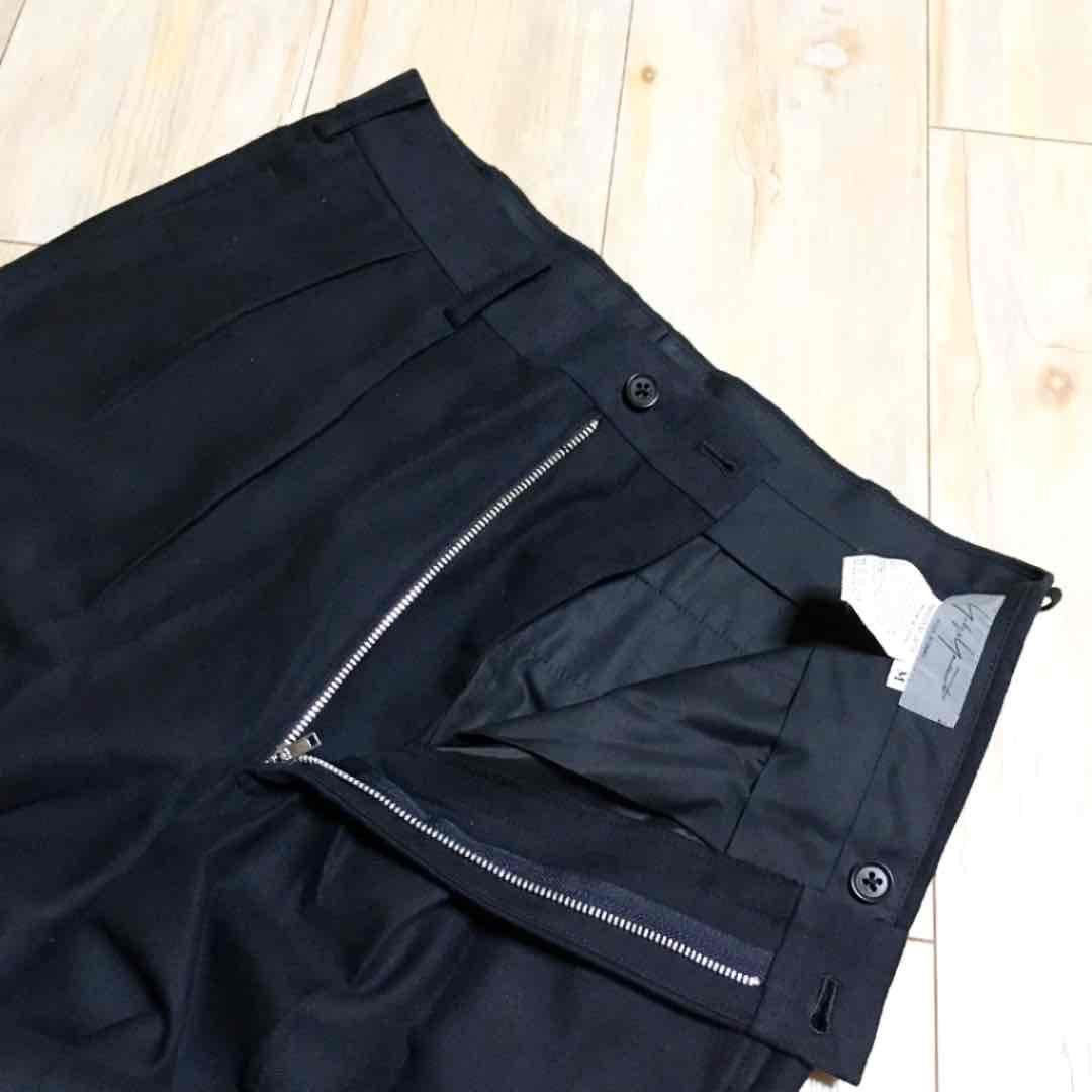 Yohji Yamamoto Yohji Yamamoto Pour Homme Wide Pants x White T-shirt Set Size US 31 - 2 Thumbnail