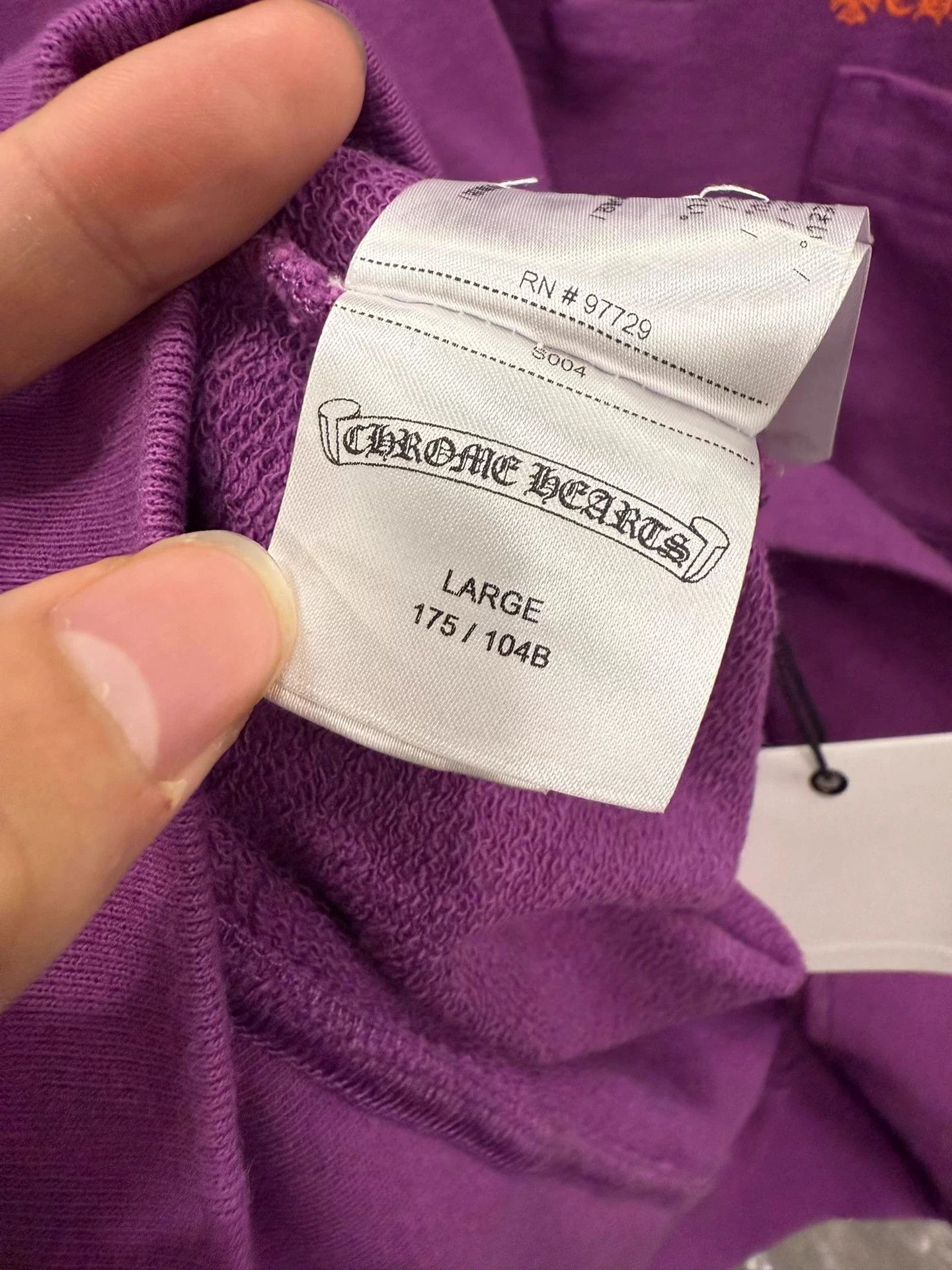 Chrome Hearts Chrome Hearts Mattboy Graffiti Purple Polo Sweatshirt, Size L / US 10 / IT 46 - 6 Thumbnail