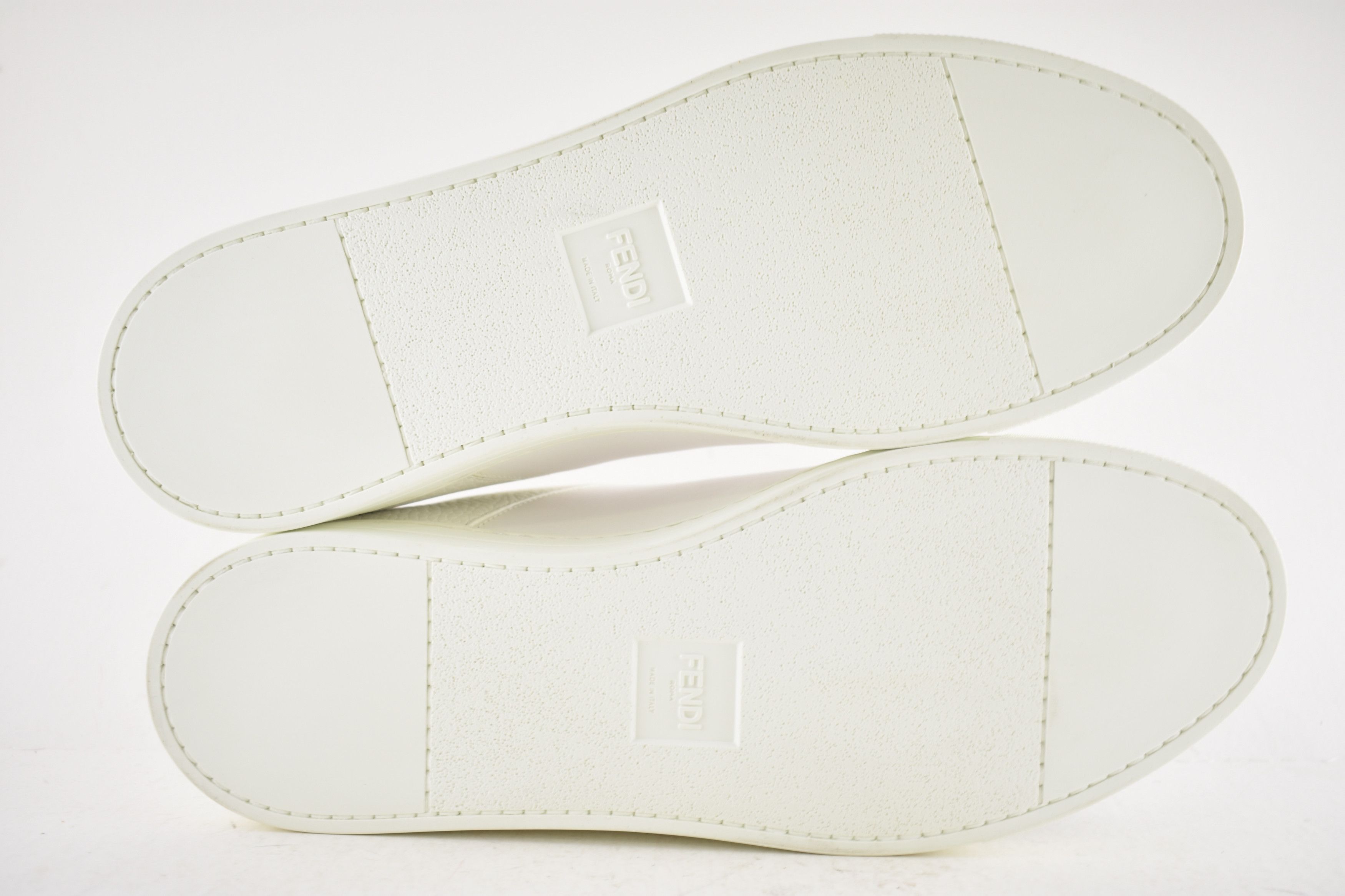 Fendi Fendi Black Leather FF Logo Low Trainer Sneaker UK 9 US 10 Size US 10 / EU 43 - 16 Thumbnail