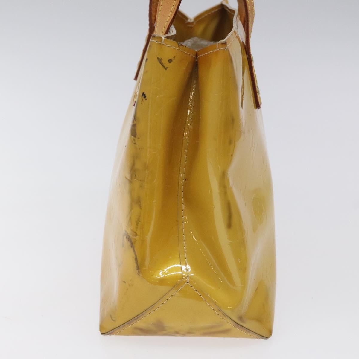 Louis Vuitton LOUIS VUITTON Monogram Vernis Reade PM Hand Bag Beige M91334 Size ONE SIZE - 3 Thumbnail