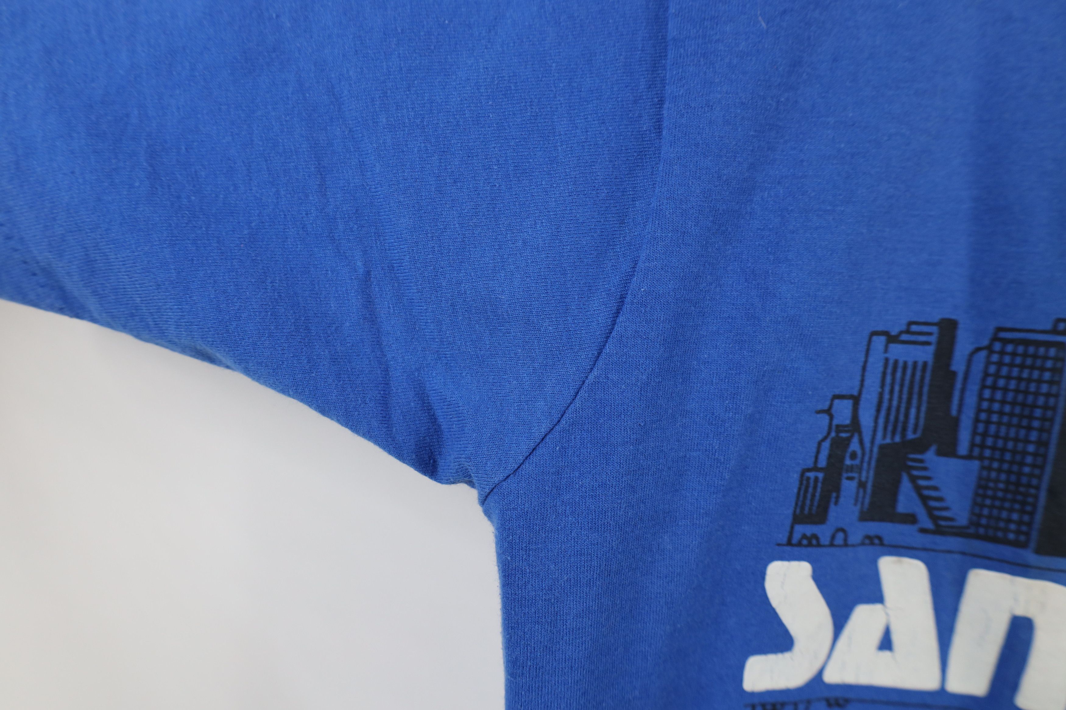 Vintage Vintage 80s 90s Streetwear San Francisco T-Shirt Blue USA Size US XL / EU 56 / 4 - 7 Thumbnail