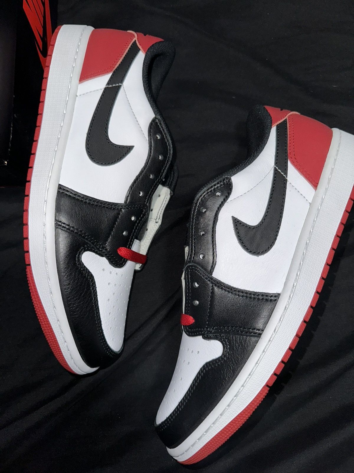 Jordan Brand Jordan 1 low bred toe 👹 Size US 10.5 / EU 43-44 - 2 Thumbnail