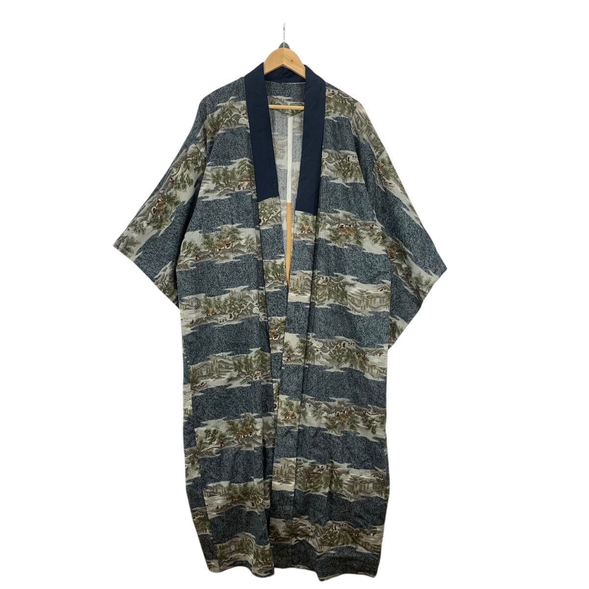 Vintage Vintage 70s KIMONO HOKKAIDO VILLAGE JAPAN Traditional Geisha Size XXL / US 16-18 / IT 52-54 - 1 Thumbnail
