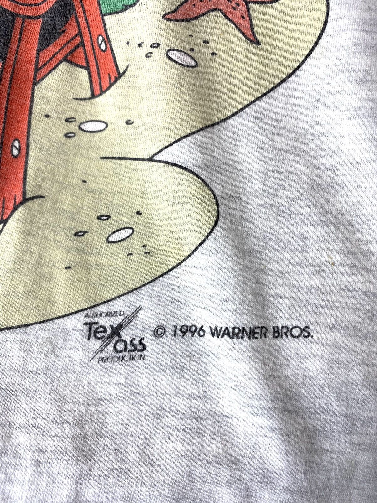 Warner Bros 96’ Vintage Warner Bros Cartoon Looney Tunes T Shirt Movie Size US L / EU 52-54 / 3 - 4 Thumbnail
