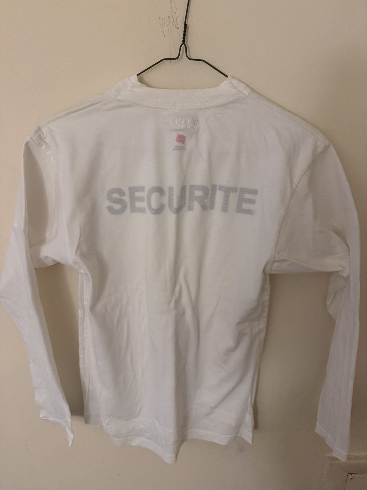Vetements Vetements Securite longsleeve Size US M / EU 48-50 / 2 - 3 Thumbnail