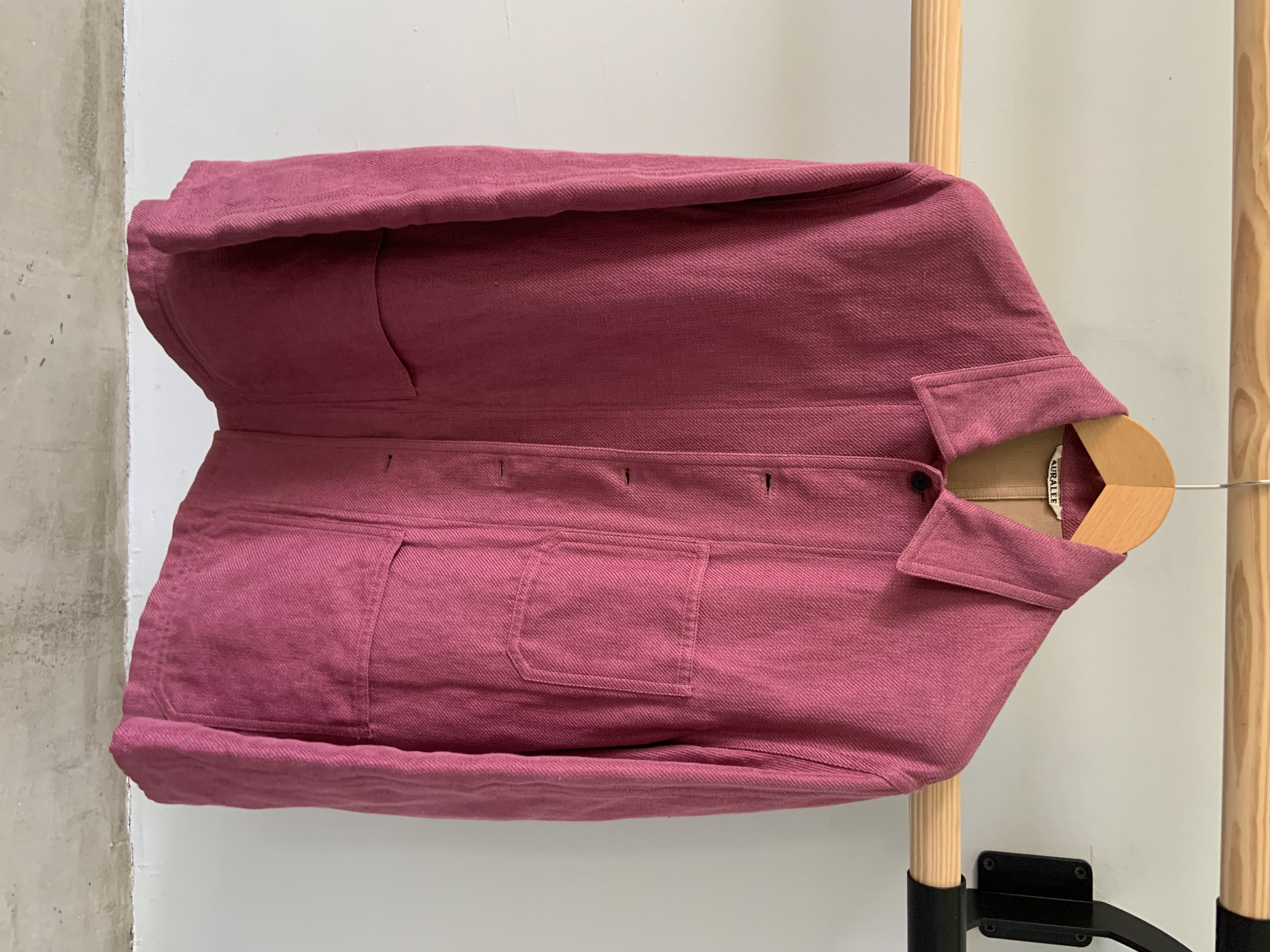 Auralee Linen Cotton Double Face Big Coverall | Grailed