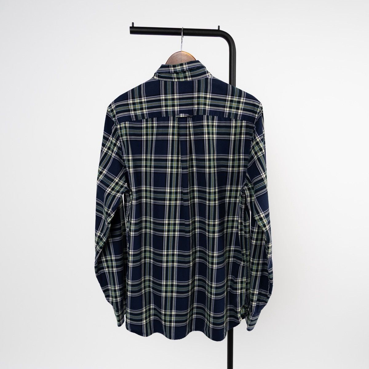 Superdry Superdry Osaka Shirt Mens Plaid Button Down Blue Check LS Size US XL / EU 56 / 4 - 2 Thumbnail