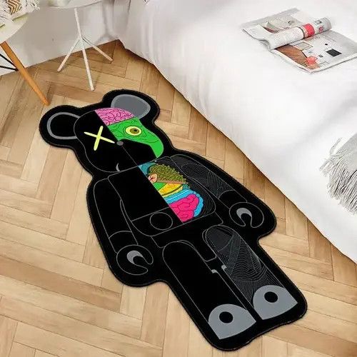 Designer Cartoon Bear Rug Bedroom Carpet Size ONE SIZE - 4 Thumbnail