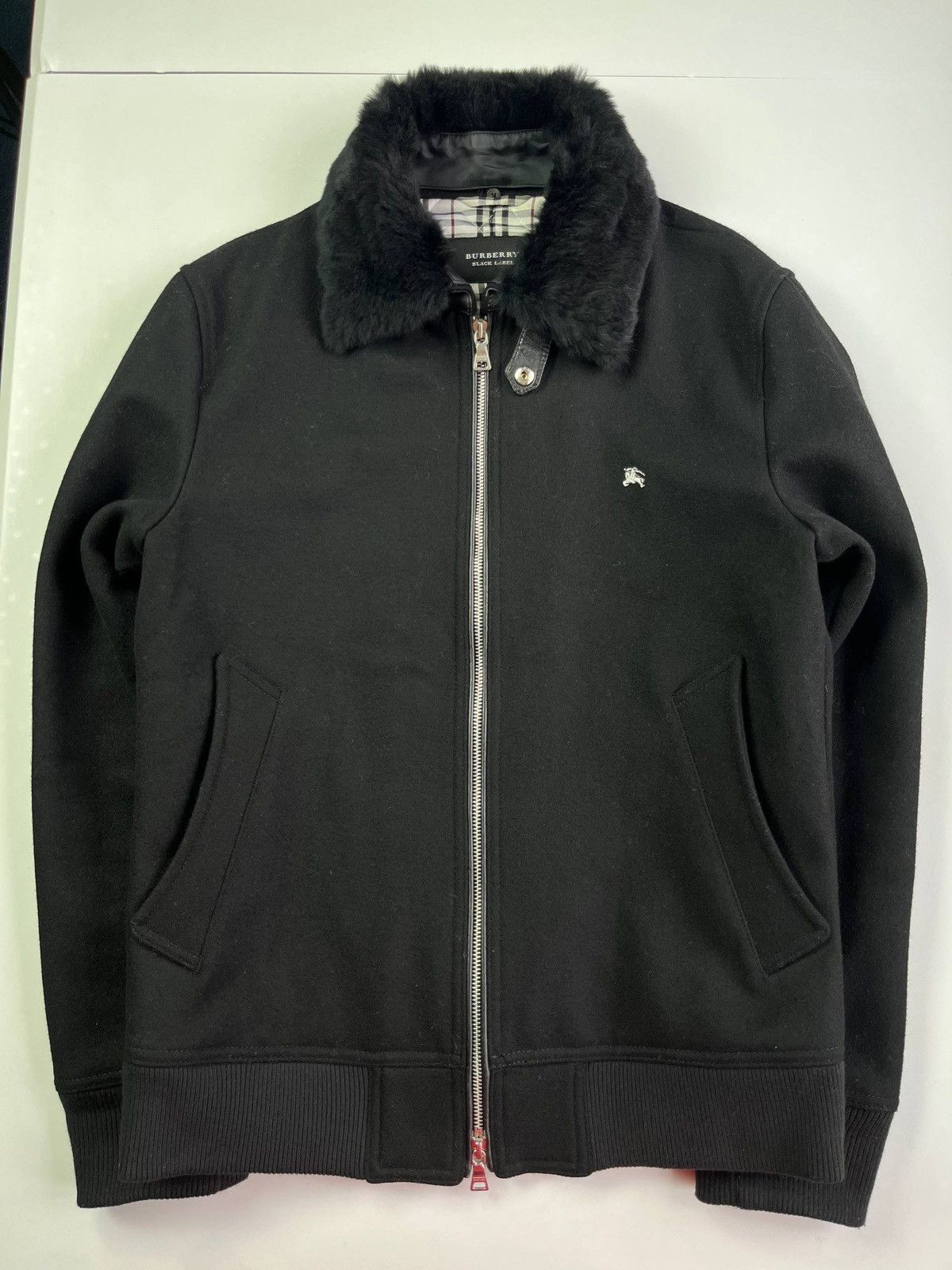 Burberry 00’ Japanese Burberry fur puffer jacket Size US L / EU 52-54 / 3 - 1 Thumbnail