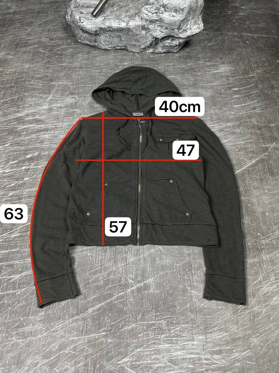 14th Addiction × Hysteric Glamour Vintage Punk Y2K Distressed Zip Hoodie IfSixWasNine Style Size US S / EU 44-46 / 1 - 11 Thumbnail