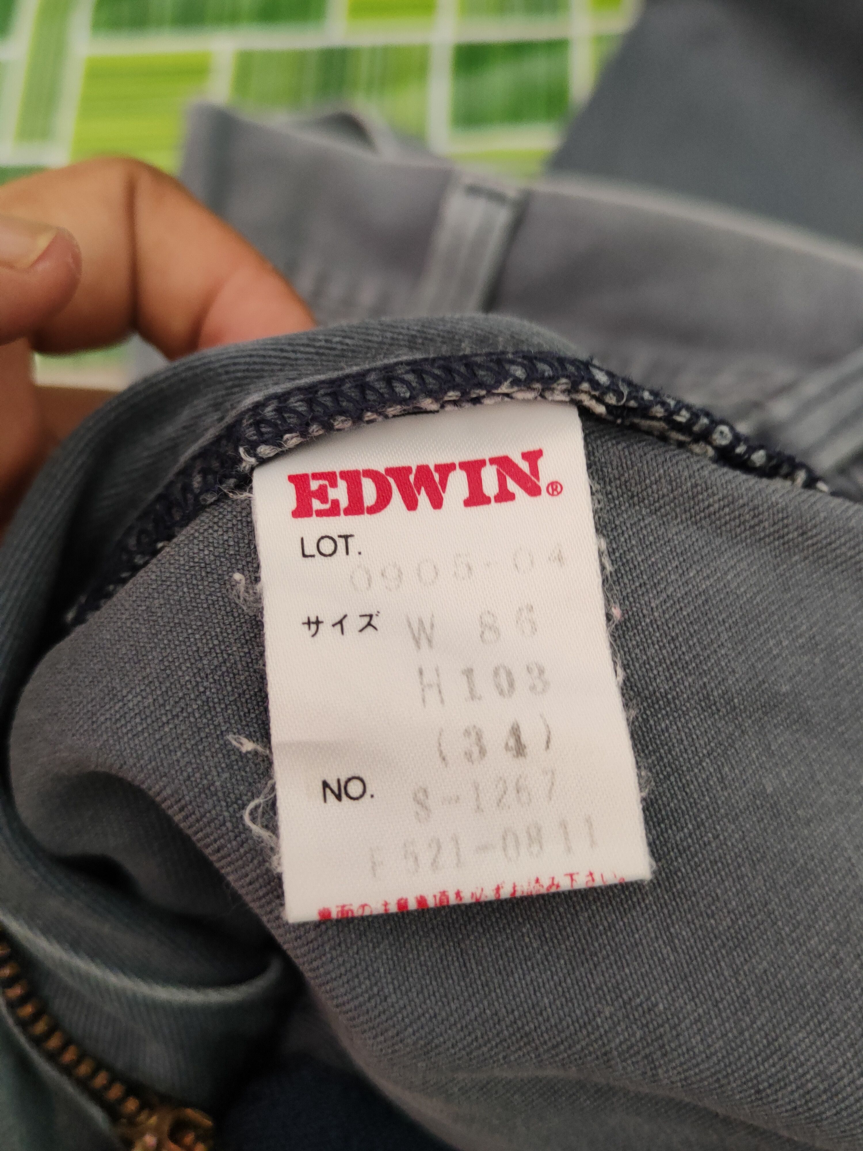 Edwin Edwin Blue Faded vintage cargo Casual Pants #S1718 Size US 34 / EU 50 - 13 Thumbnail