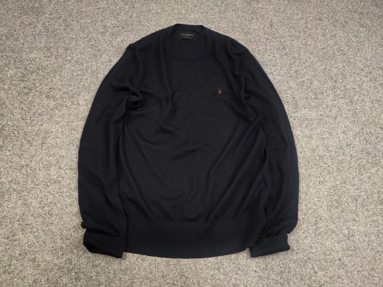Allsaints Allsaints mode merino crew Light Navy Blue Sweater Size US M / EU 48-50 / 2 - 2 Thumbnail