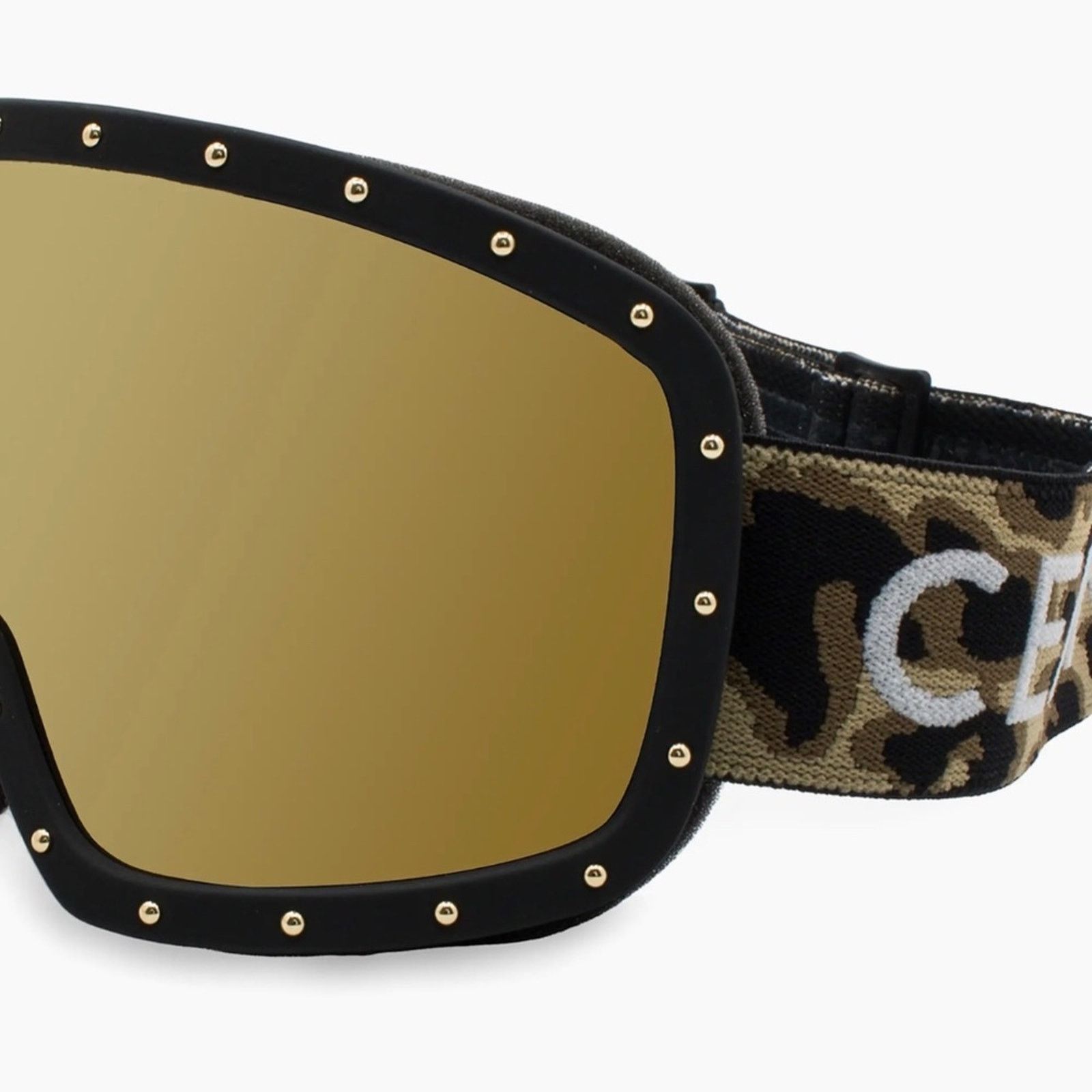 Celine New! Celine Ski Mask C40196U 99C, Gold Mirror, Authentic Size ONE SIZE - 12 Thumbnail