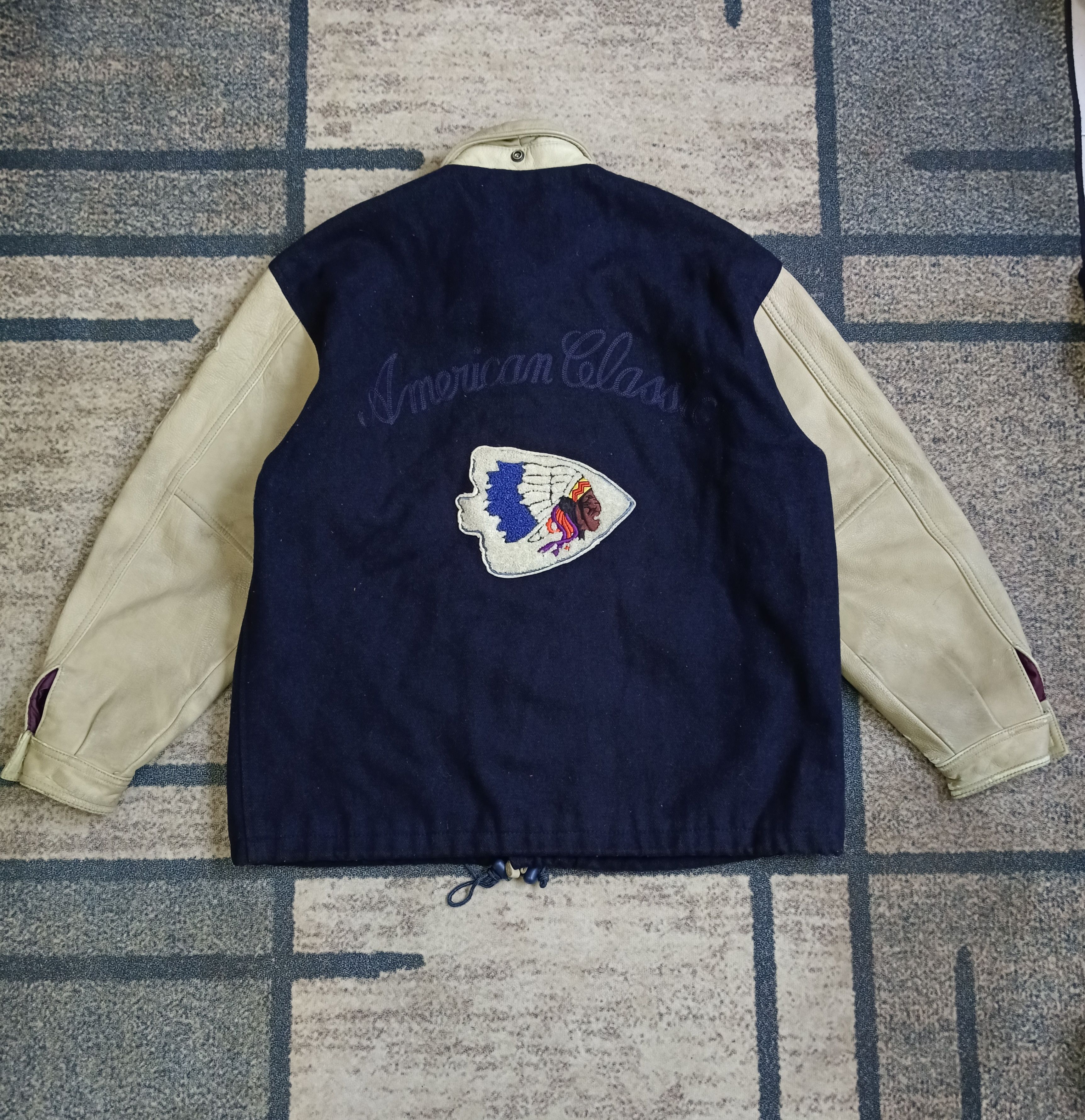 Avirex VINTAGE RED SKY AVIREX RED INDIAN VARSITY JACKET Size US S / EU 44-46 / 1 - 5 Thumbnail