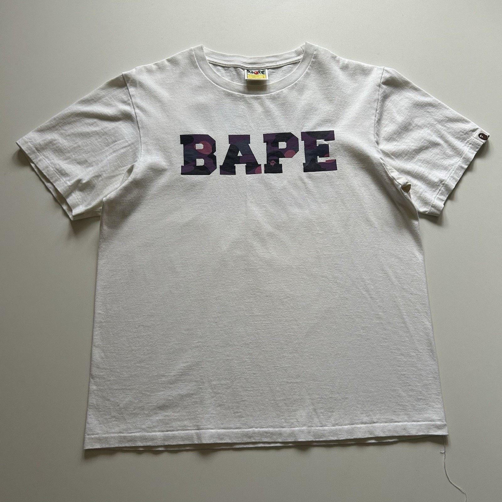 Bape A Bathing Ape Bape Shirt Large Purple Camo 93 Single Stitch Size US L / EU 52-54 / 3 - 1 Thumbnail