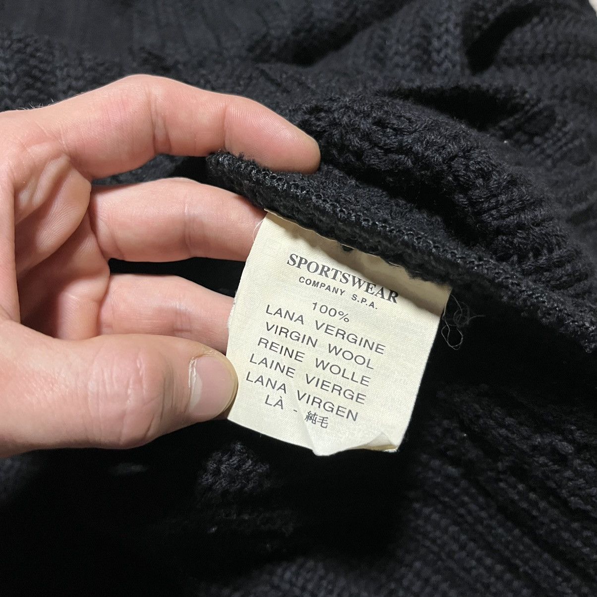 Stone Island Stone Island Vintage Rare Knitted Sweater XL size Black Size US XL / EU 56 / 4 - 16 Thumbnail