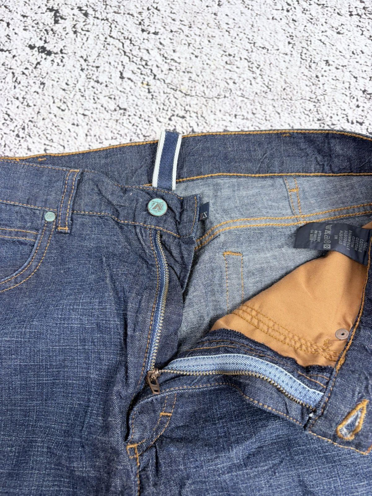 Z Zegna Zegna Sport Denim Project Indigo Luxury Jeans Straight Fit Size US 34 / EU 50 - 6 Thumbnail