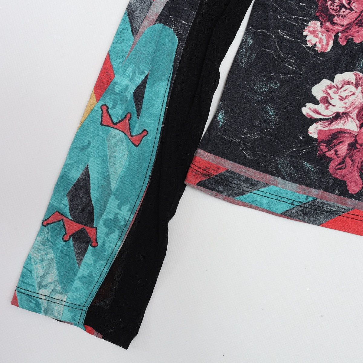 Other Save The Queen Nylon Printed Top Size L / US 10 / IT 46 - 14 Thumbnail