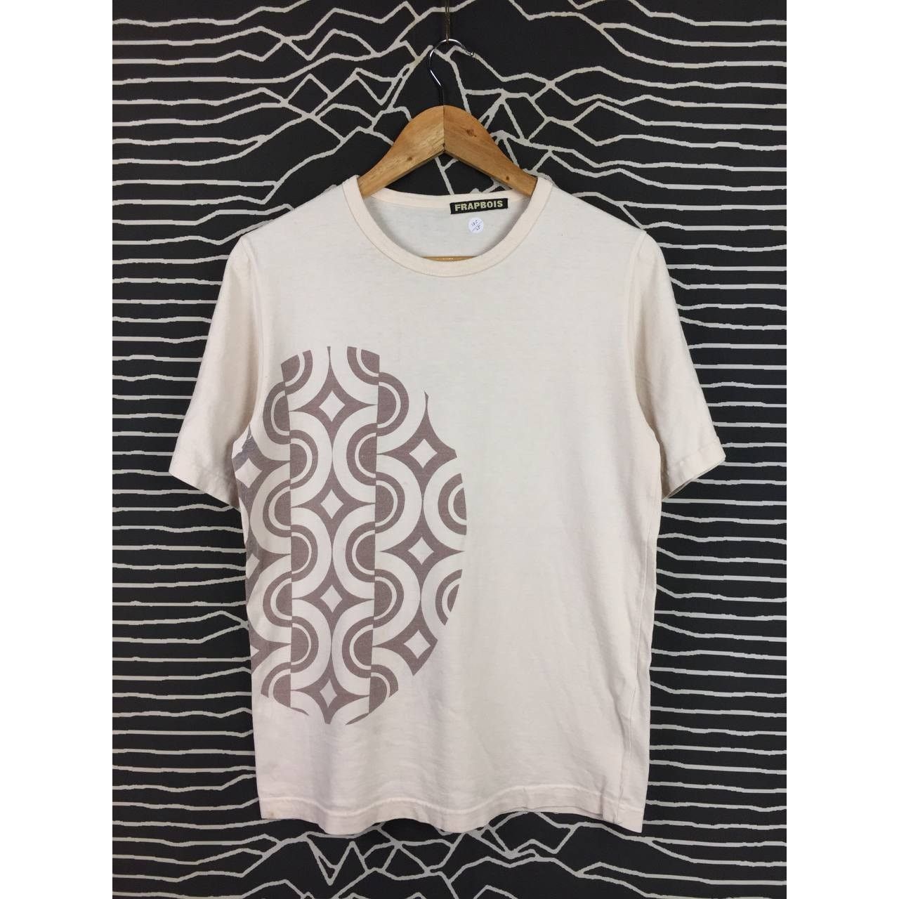 Frapbois Japanese Designer Streetwear Abstract Pattern Tee
