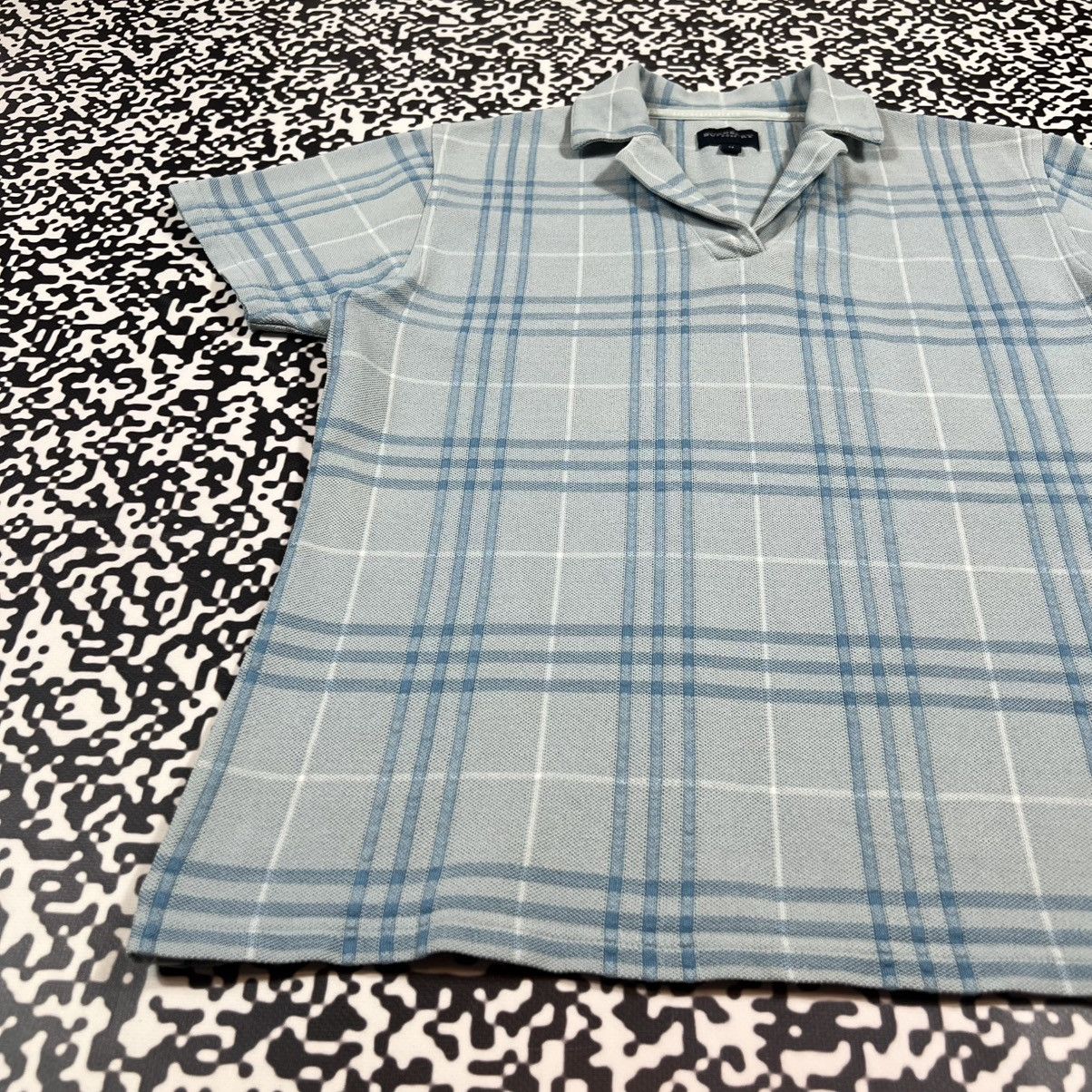Burberry Vintage Y2K Burberry Golf Blue Nova Check Luxury T-shirt Size M / US 6-8 / IT 42-44 - 10 Thumbnail