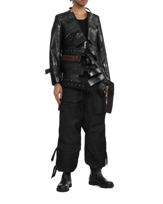 Junya Watanabe JUNYA WATANABE MAN Strap-Detail Asymmetric Cargo Trousers Size US 27 - 7 Thumbnail