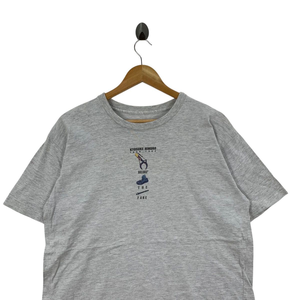 Vintage Vintage 90s KYOSUKE HIMURO Tour 1994 Japanese Singer Tshirt Size US M / EU 48-50 / 2 - 2 Thumbnail