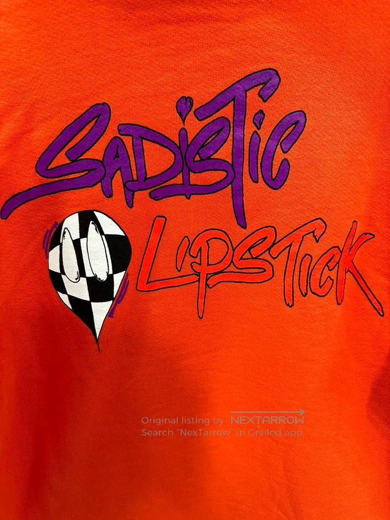 Chrome Hearts CHROME HEARTS Size XL Orange graffiti hoodie Size US XL / EU 56 / 4 - 5 Thumbnail