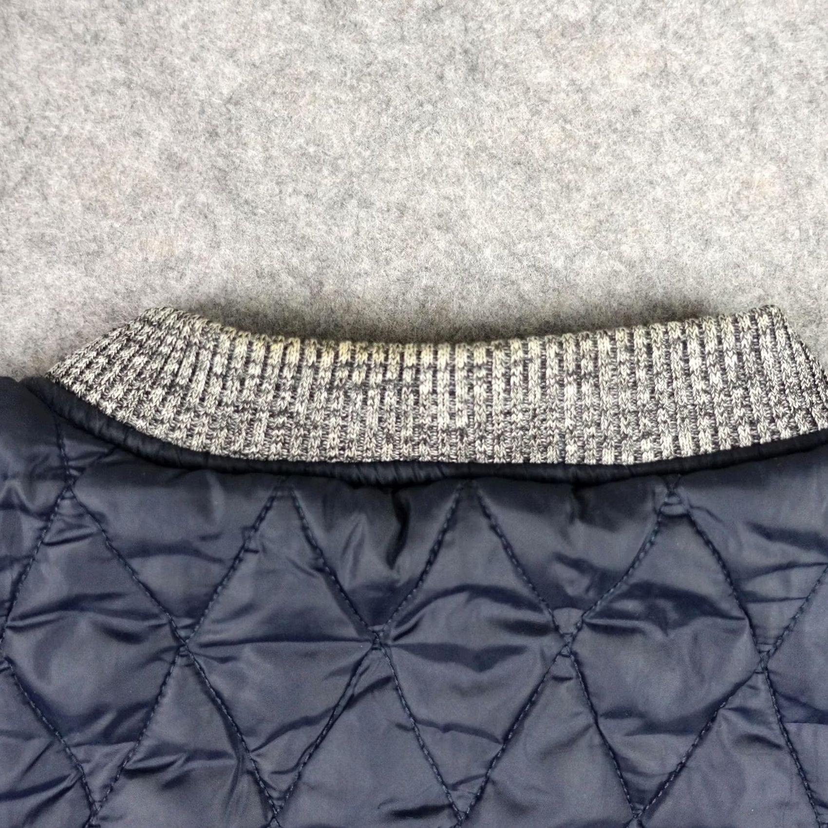Vintage Lee Cooper Jacket Mens Medium Blue Quilted Bomber Full Zip Padded Lined Casual Zip Pockets Insulated Size US M / EU 48-50 / 2 - 7 Thumbnail