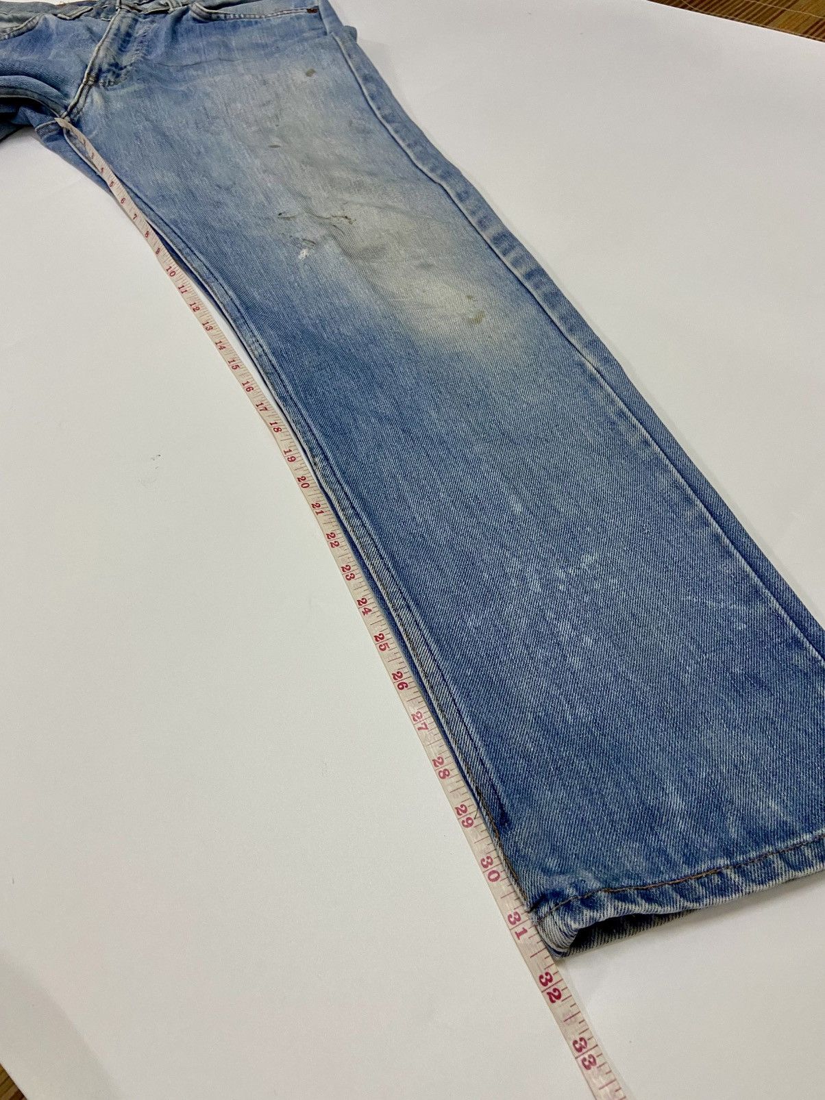 Levi's Vintage Clothing VINTAGE DISTRESSED LEVI'S 505 ORANGE TAB Size US 33 - 16 Thumbnail