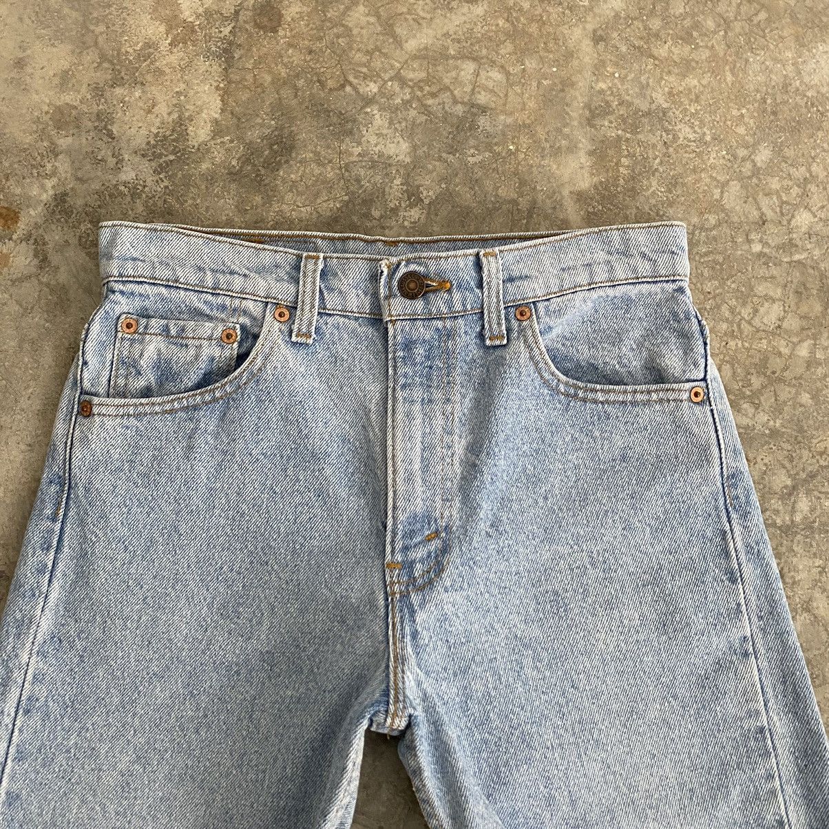 Levi's Vintage 1991 Levis 505 Light Blue Denim Shorts Jorts Cut Off Size US 29 - 3 Thumbnail