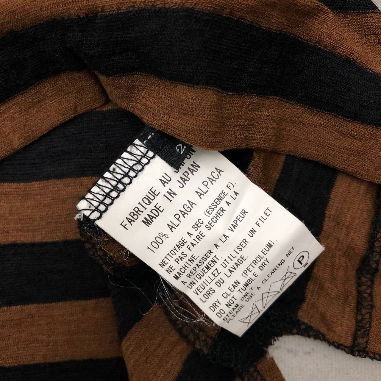 Y's × Yohji Yamamoto T403 YOHJI YAMAMOTO ICONIC STRIPED PUNK RIPPED TEE Size XS / US 0-2 / IT 36-38 - 14 Thumbnail