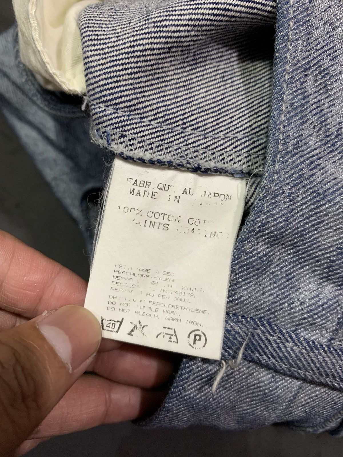 If Six Was Nine × Le Grande Bleu (L.G.B.) × RIPVANWINKLE 🖤BLACFRIDAY🖤Rip van winkle washed jeans Size US 30 / EU 46 - 9 Thumbnail
