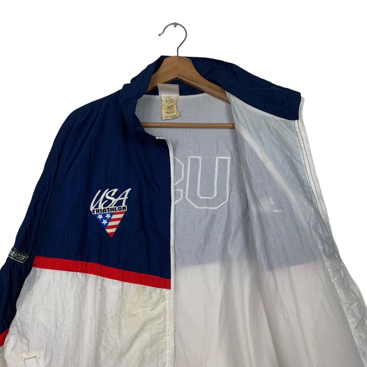 Speedo Vintage SPEEDO USA TRIATHLON Nylon Light Jacket #2783-C126 Size US M / EU 48-50 / 2 - 12 Thumbnail