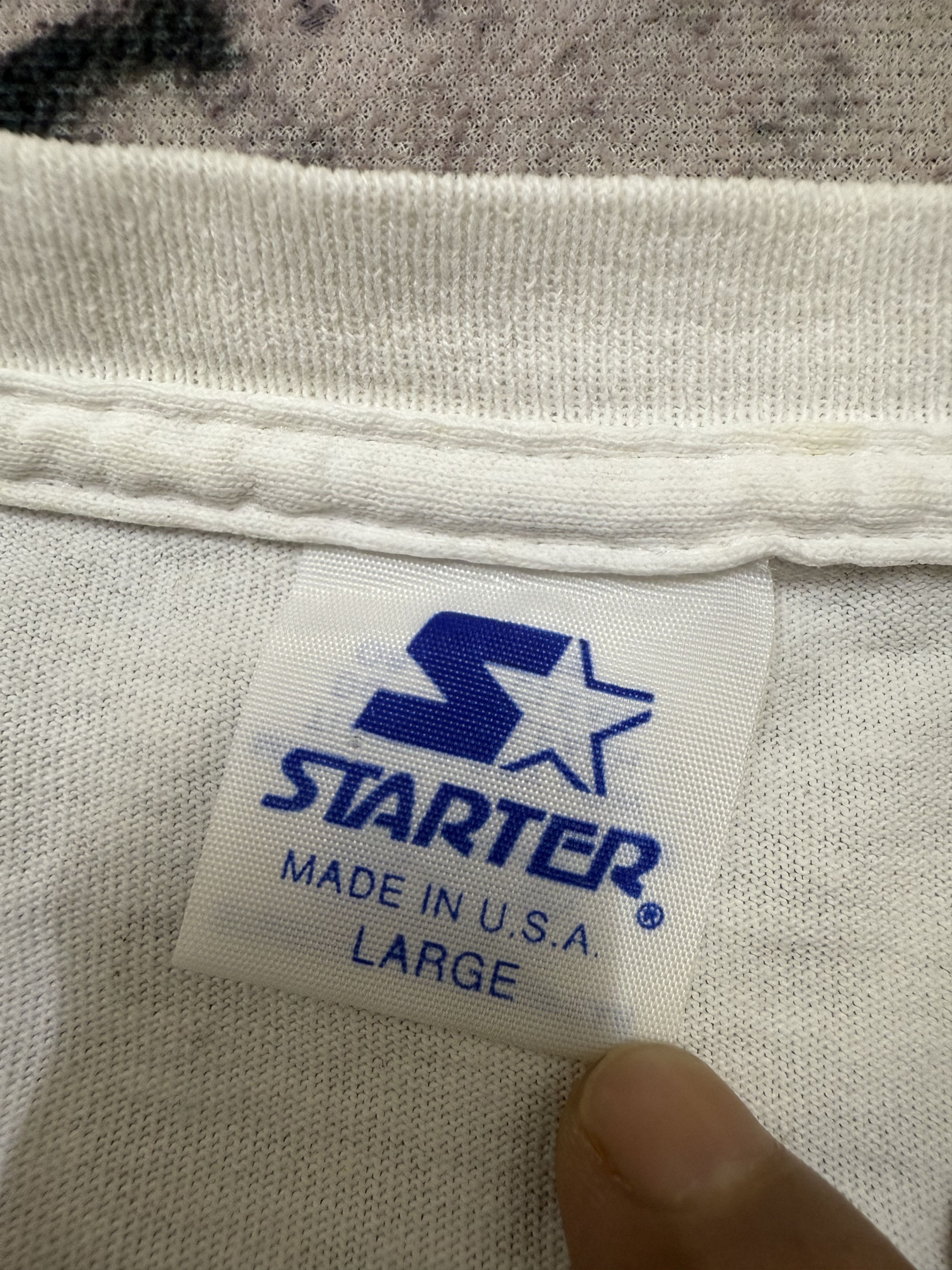 Starter × Vintage Vintage 90s Nflp Dallas Cowboys Super Bowl Starter Tshirt Size US L / EU 52-54 / 3 - 7 Thumbnail
