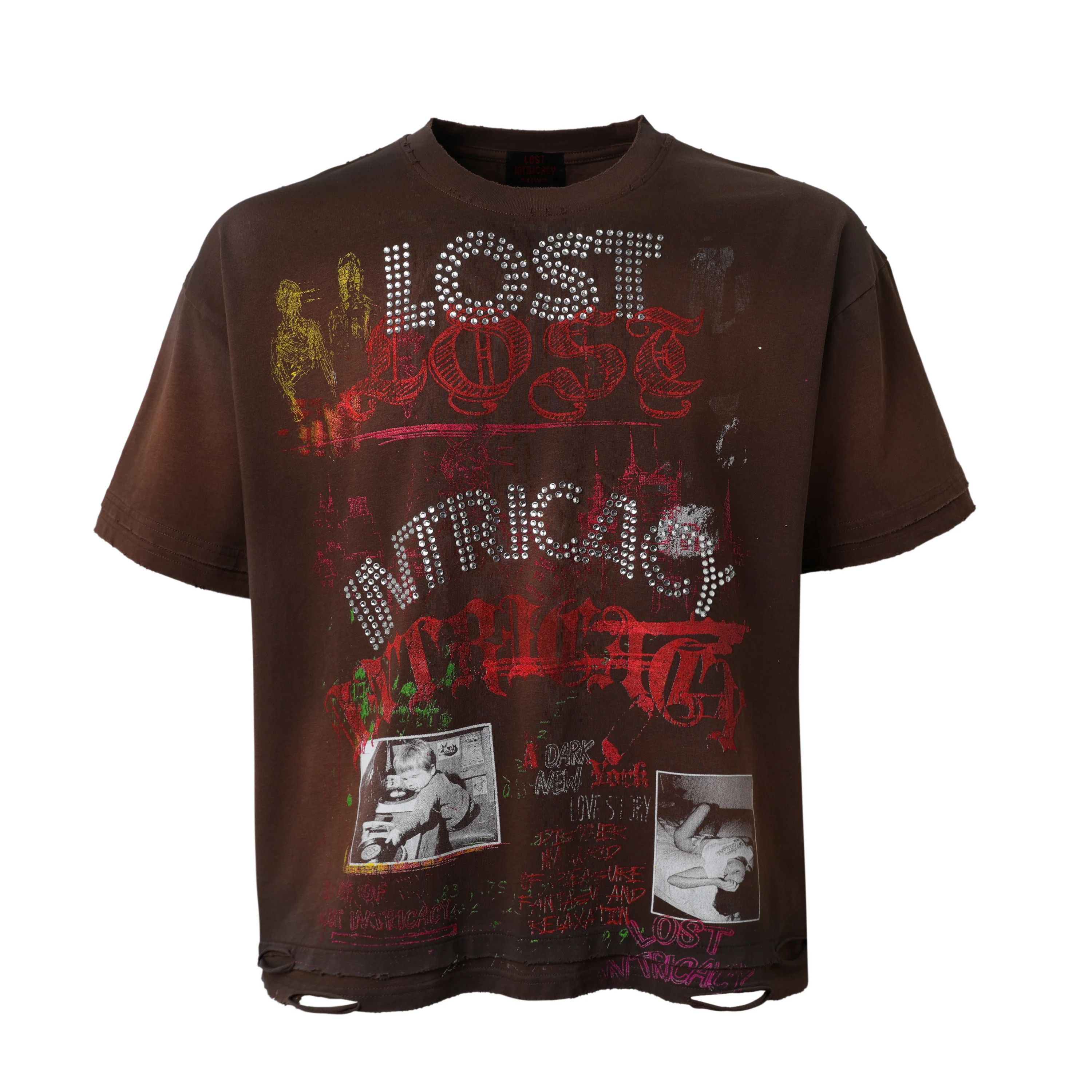 LOST INTRICACY Lost Intricacy 'Decay Archive' Brown Tee Size US L / EU 52-54 / 3 - 1 Preview
