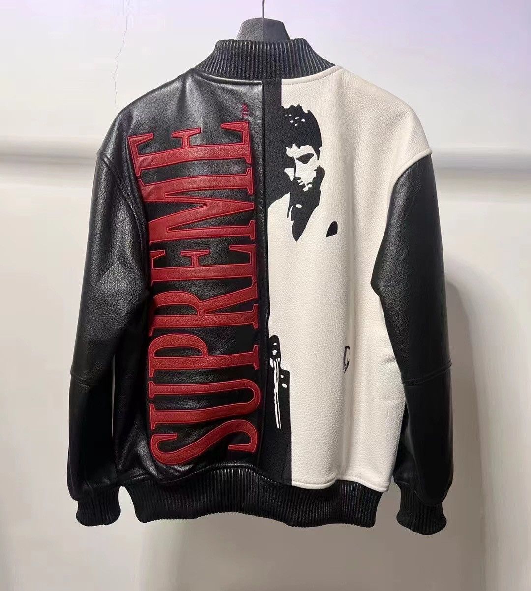 Supreme Supreme scarface leather jacket small | Grailed