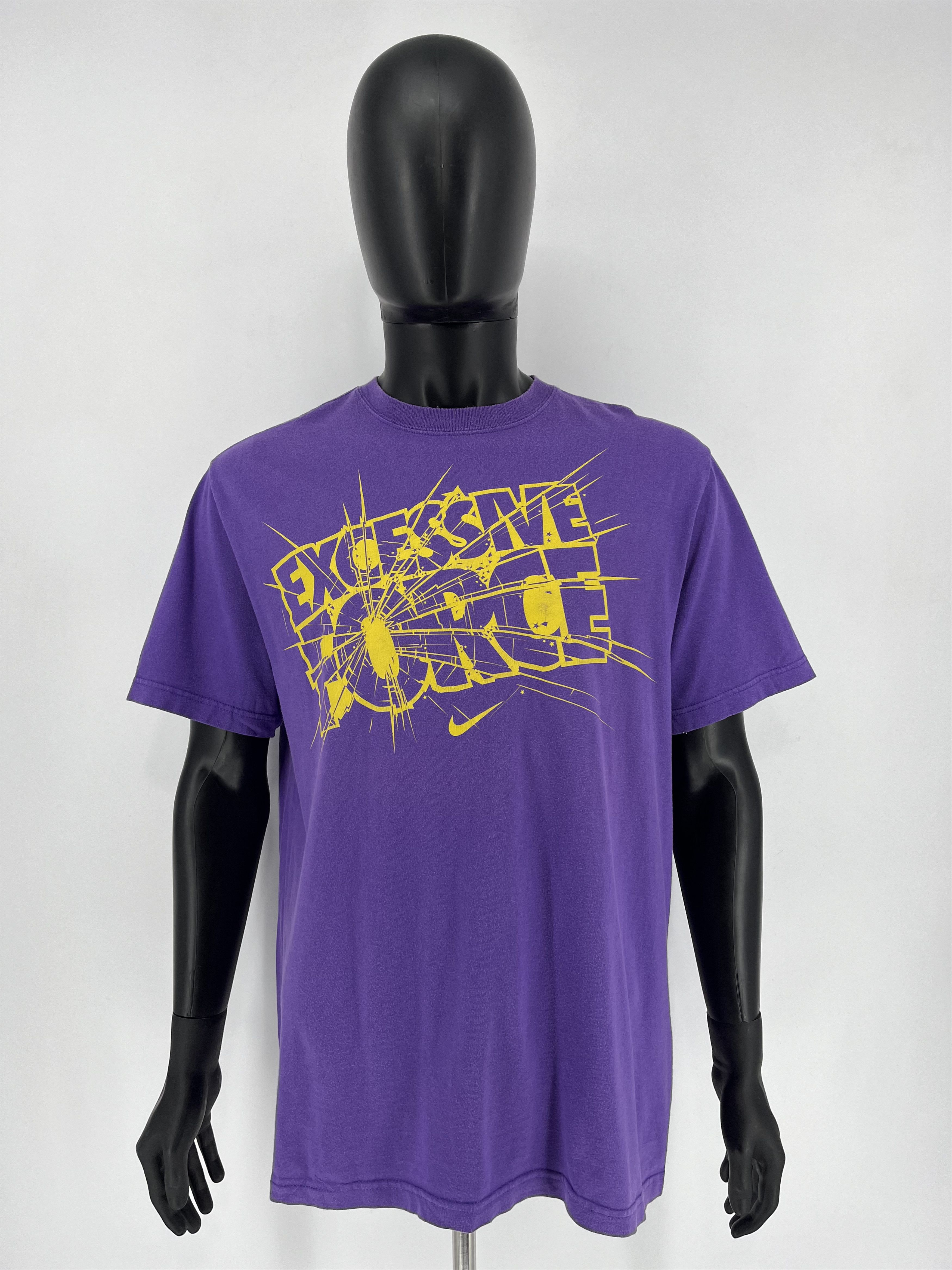 Nike × Vintage Vintage Tshirt Nike Excessive Force Streetwear Style Size US XL / EU 56 / 4 - 2 Thumbnail