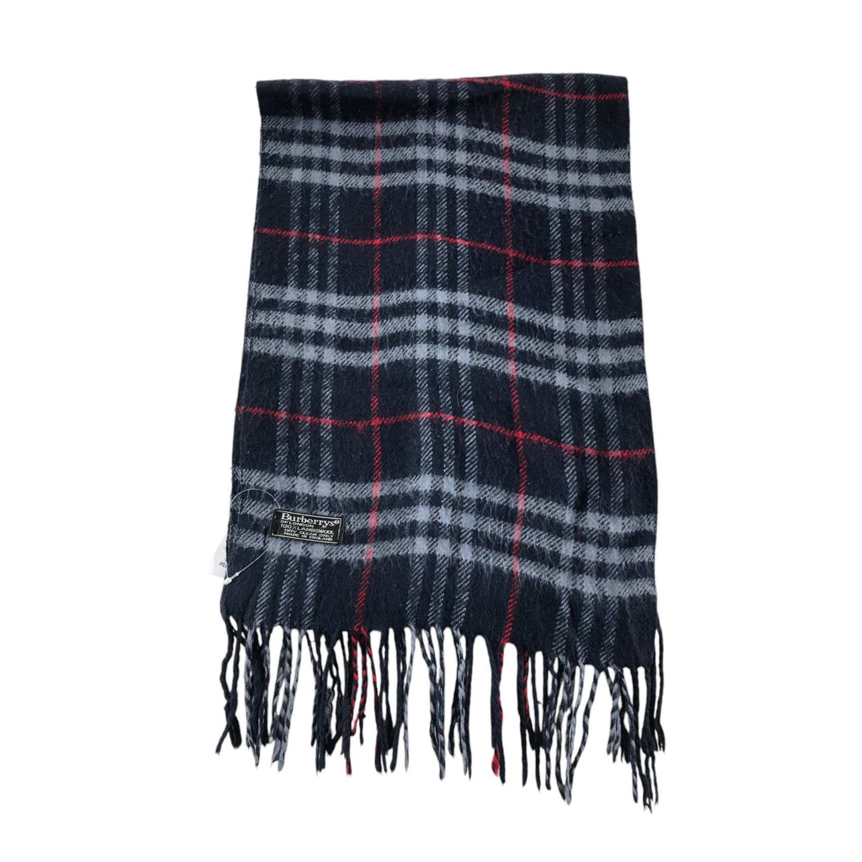 Burberry × Vintage Burberry Scarf / Muffler / Neckwear - WW3053 Size ONE SIZE - 2 Thumbnail