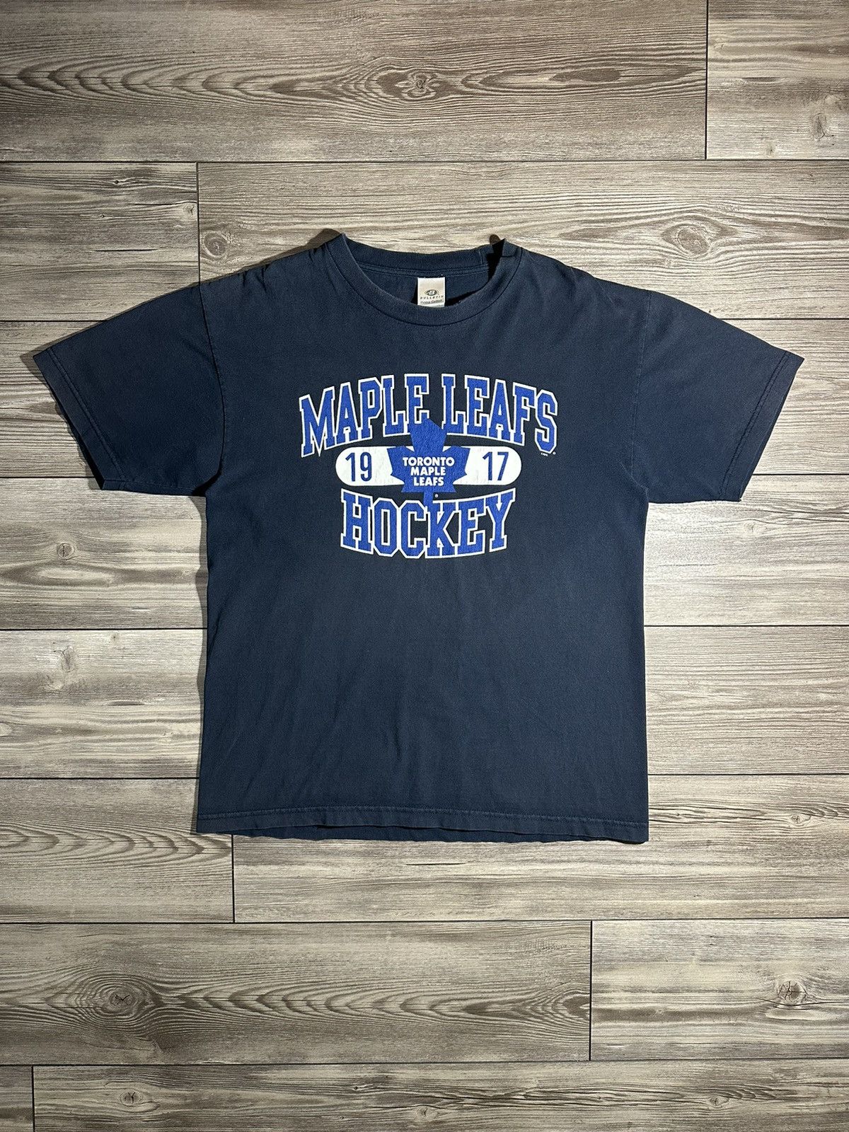NHL × Vintage Y2K Toronto Maple Leafs T Shirt Size US L / EU 52-54 / 3 - 1 Thumbnail