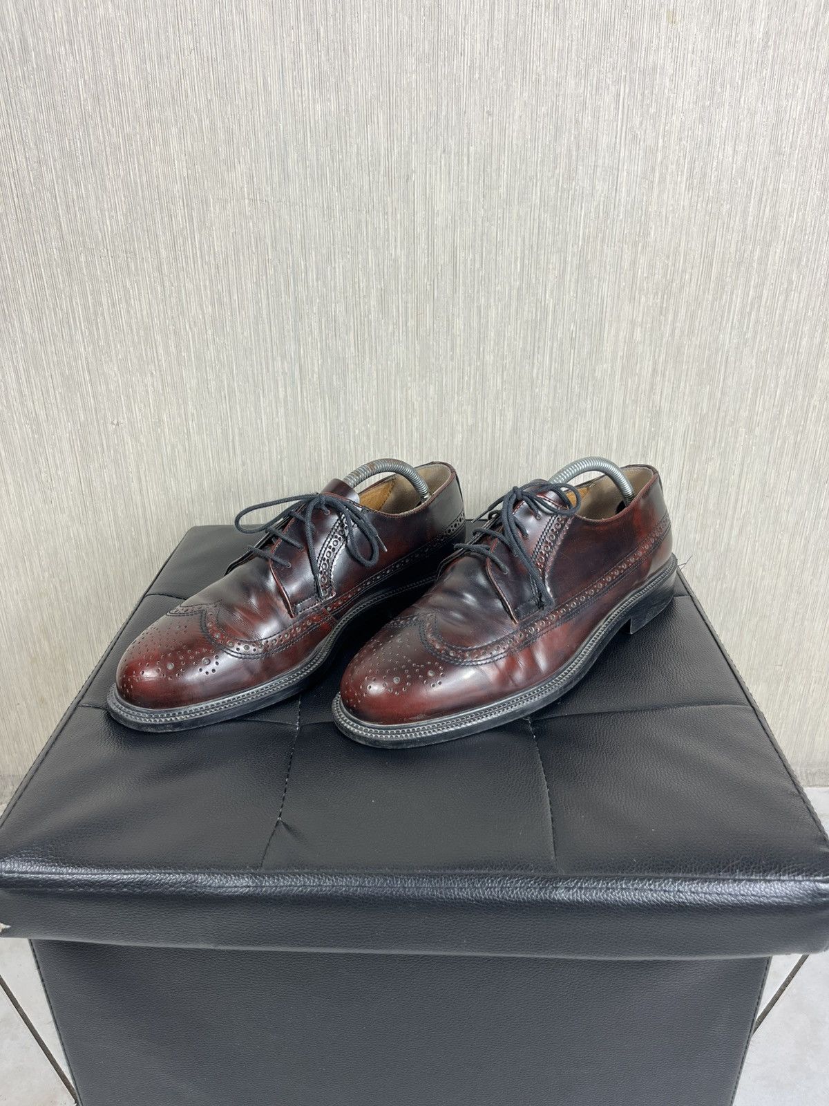 Leather × Vintage Vintage Thomas Stanford leather wine classic loafers shoes Size US 10 / EU 43 - 2 Thumbnail