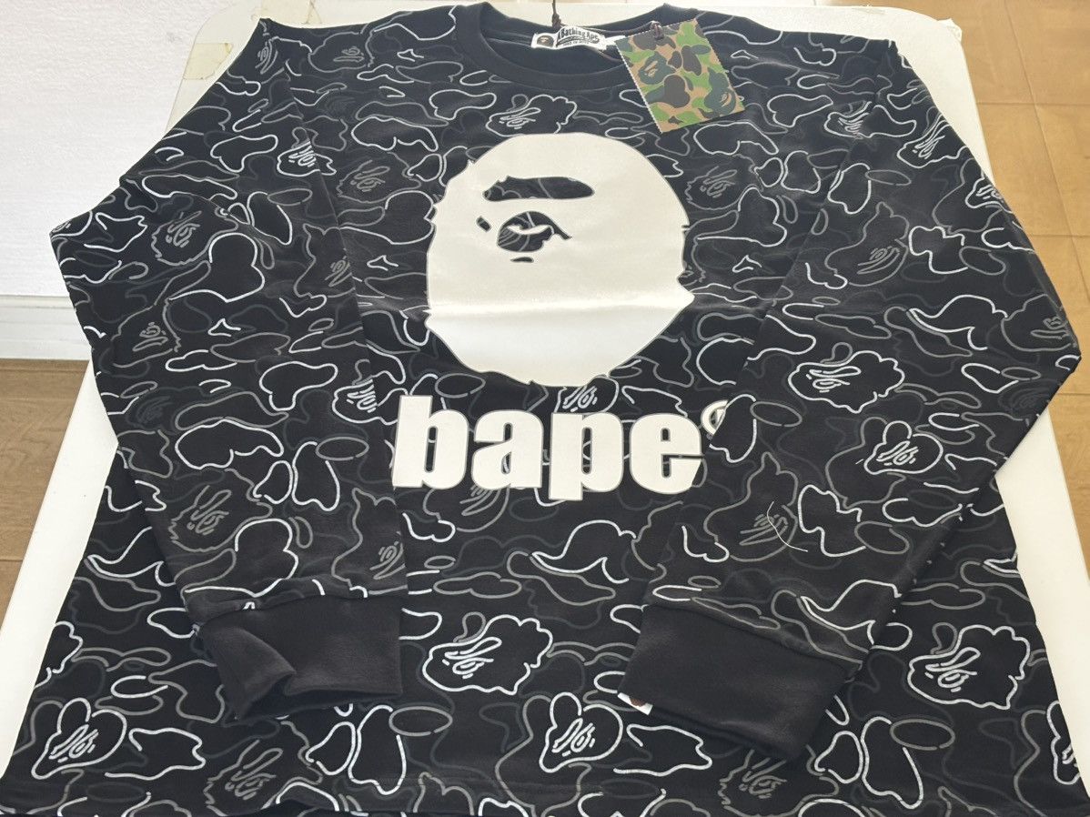 Bape Authentic ape bape neon camo L/S tee black L new Size US L / EU 52-54 / 3 - 1 Thumbnail
