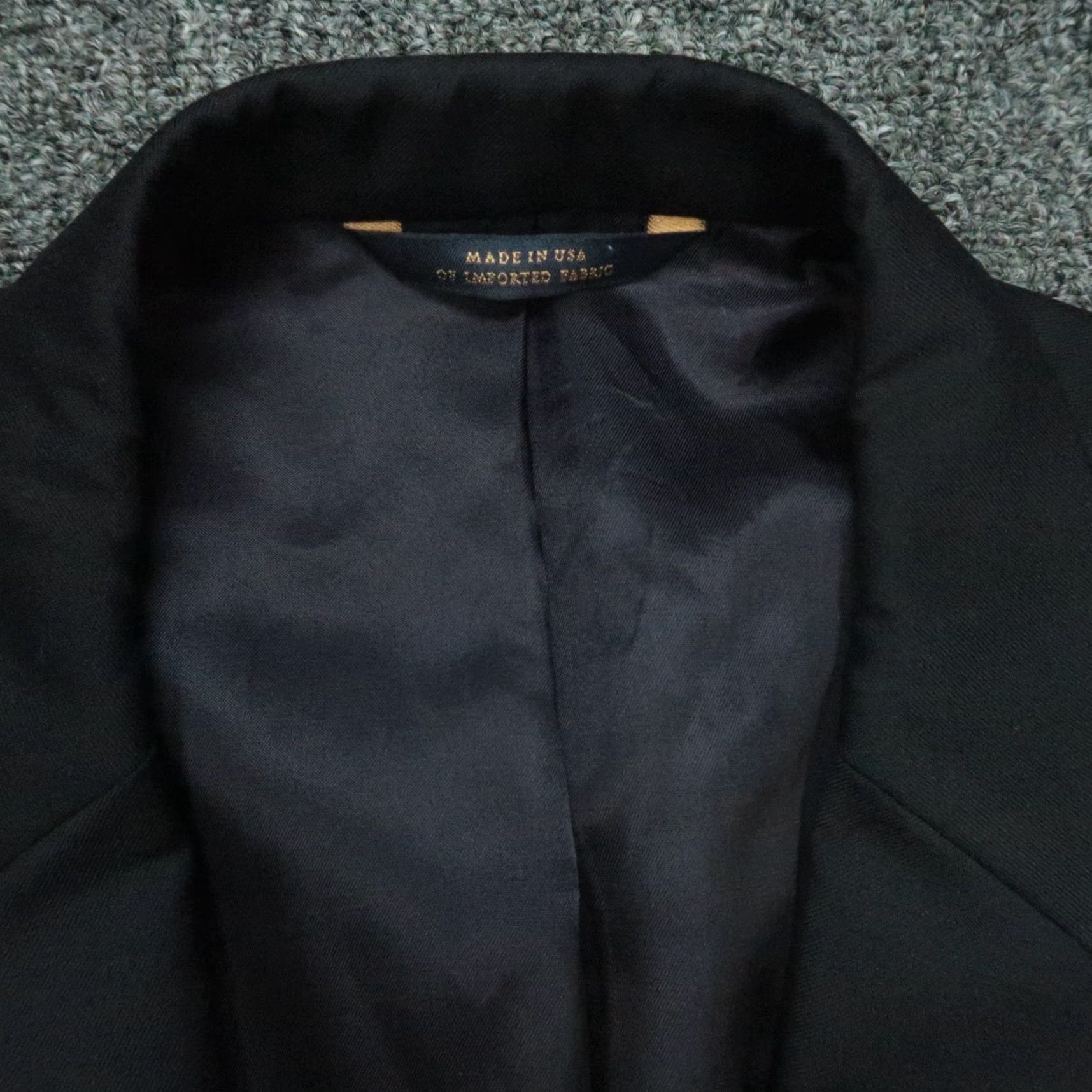 Brooks Brothers Brooks Brothers Blazer Men 44L Wool Blue 1818 Madison Estrato Single-Breasted Two-Button Notch Lapel Jacket Premium Suit Coat 2 Piece Regular Size 44R - 3 Thumbnail