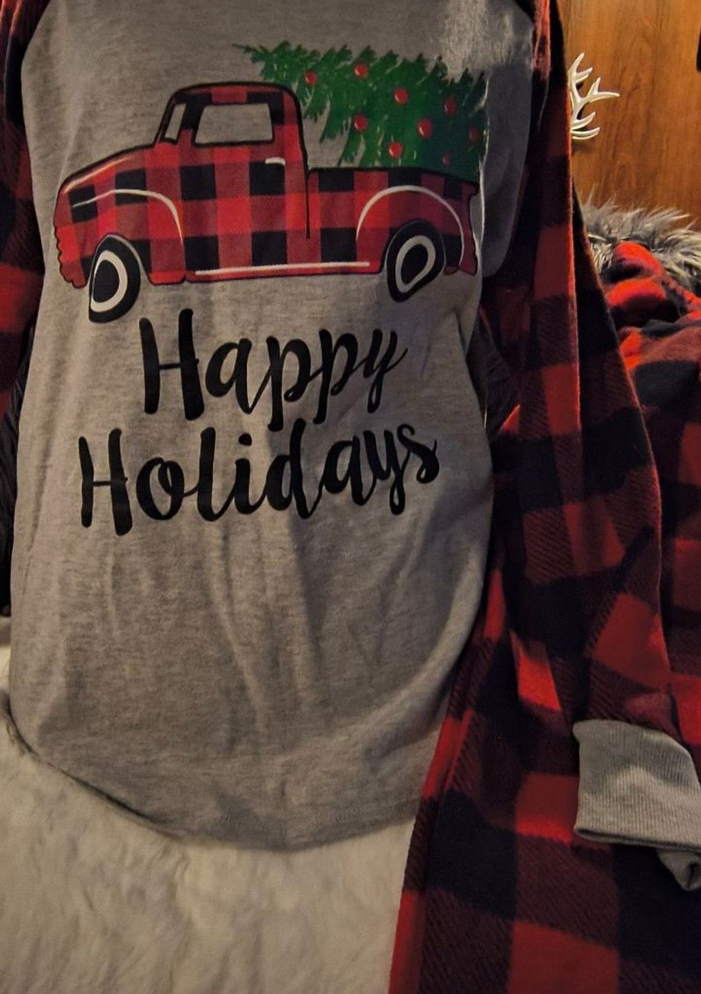 The Unbranded Brand Women's Red Plaid Holiday Pajamas Size 31" - 2 Thumbnail