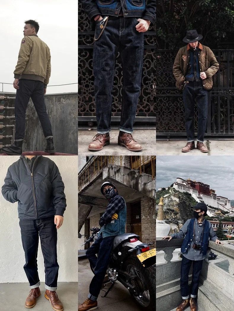 Japanese Brand × Vintage Denim Jeans Vintage Straight Dark Selvedge Jeans 14oz Qualit Size US 34 / EU 50 - 10 Thumbnail